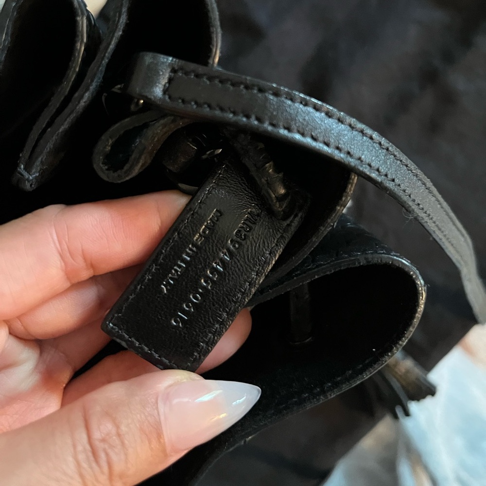 Saint Laurent Calfskin Python Embossed Mini Bucket Bag - Picture 5 of 10